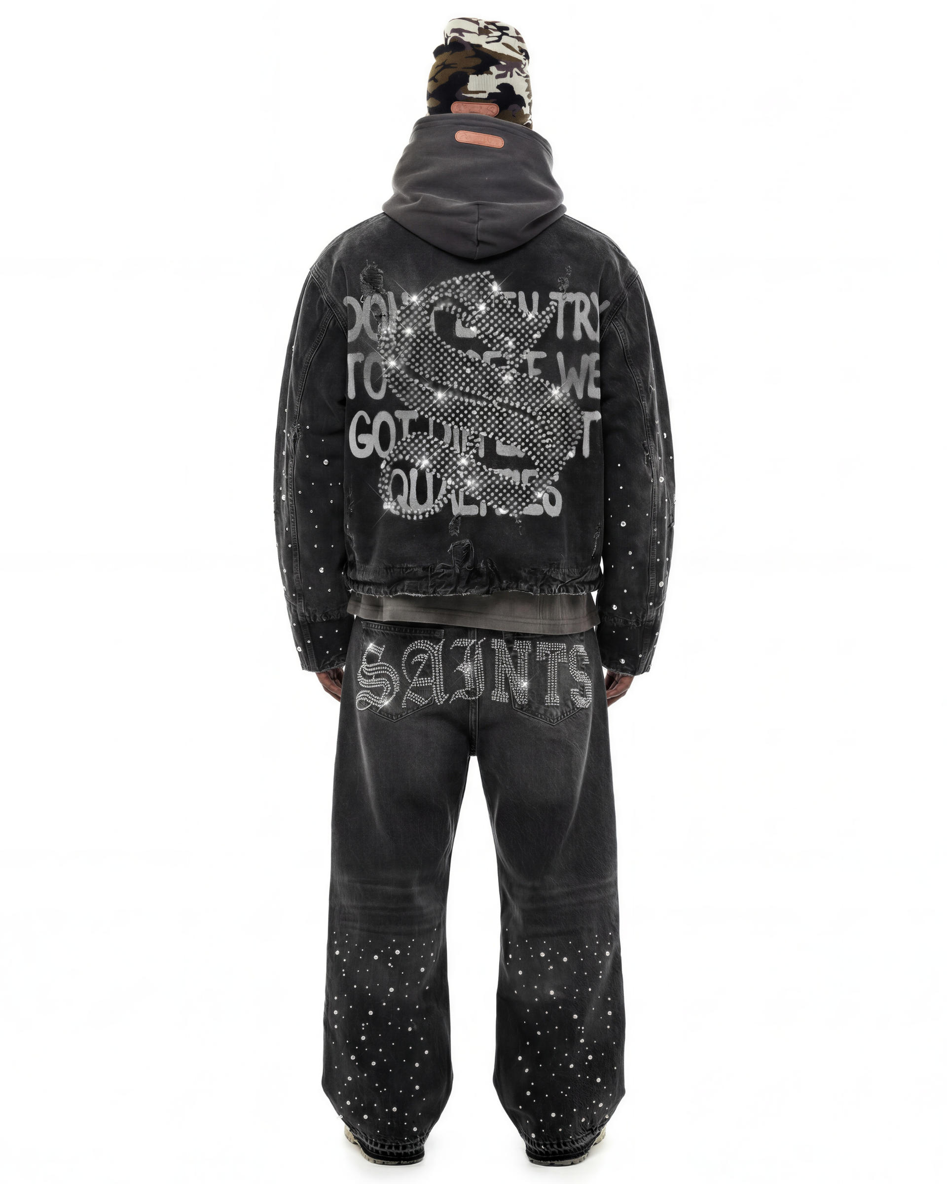 Compete Studded Denim Jacket