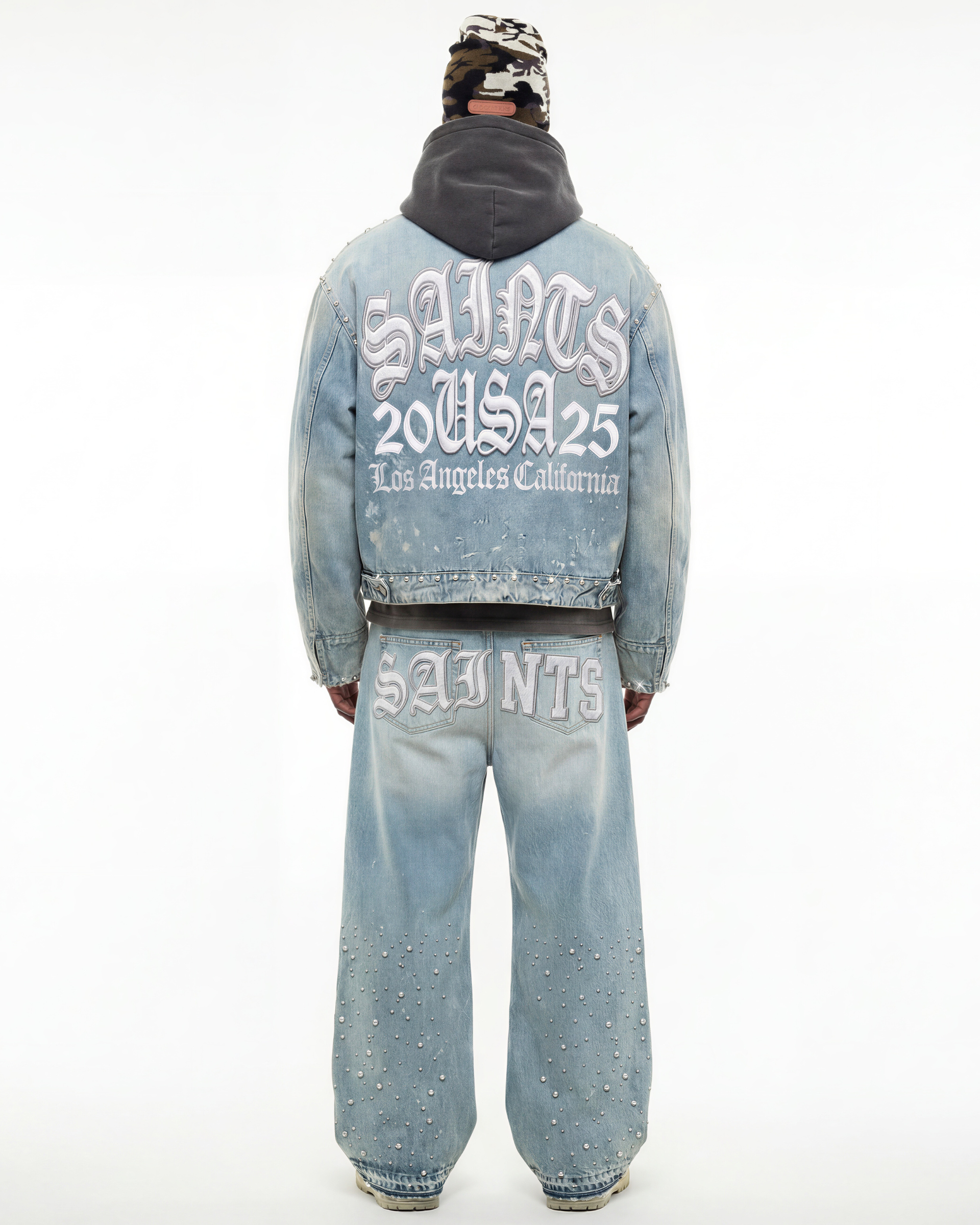 Rider Patch Denim Jacket