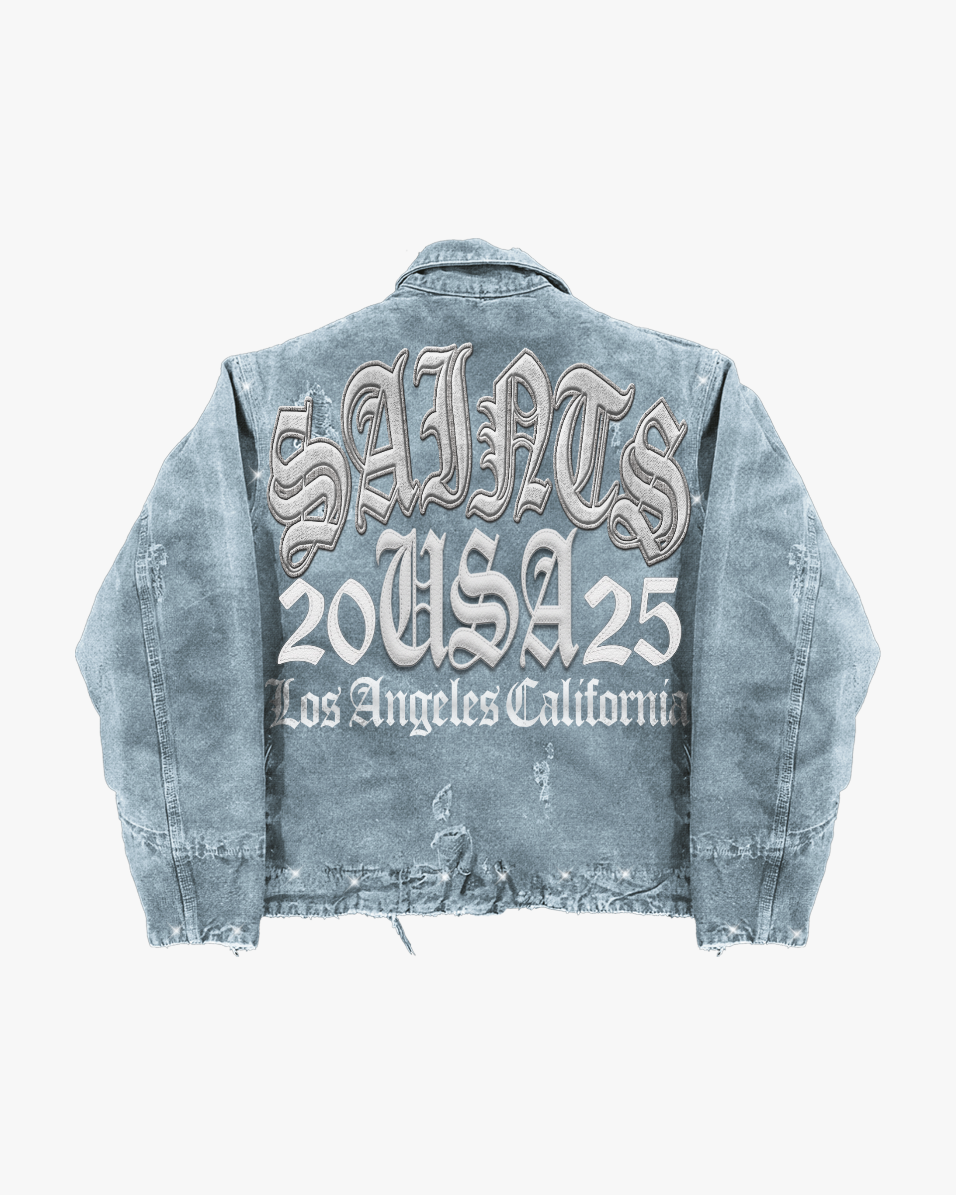 Rider Patch Denim Jacket